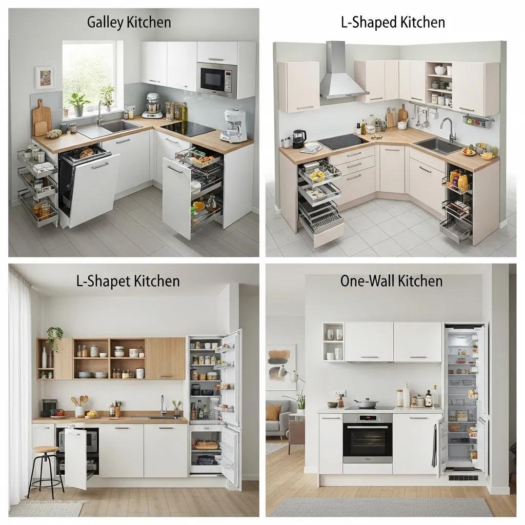 Compact kitchen layout options maximizing space and style in Washington D.C. homes